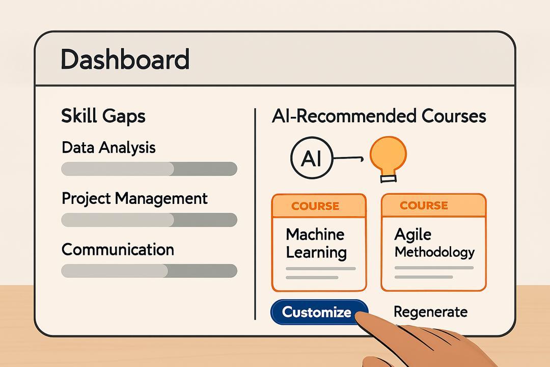 Professional using AI-powered job search and career development tools