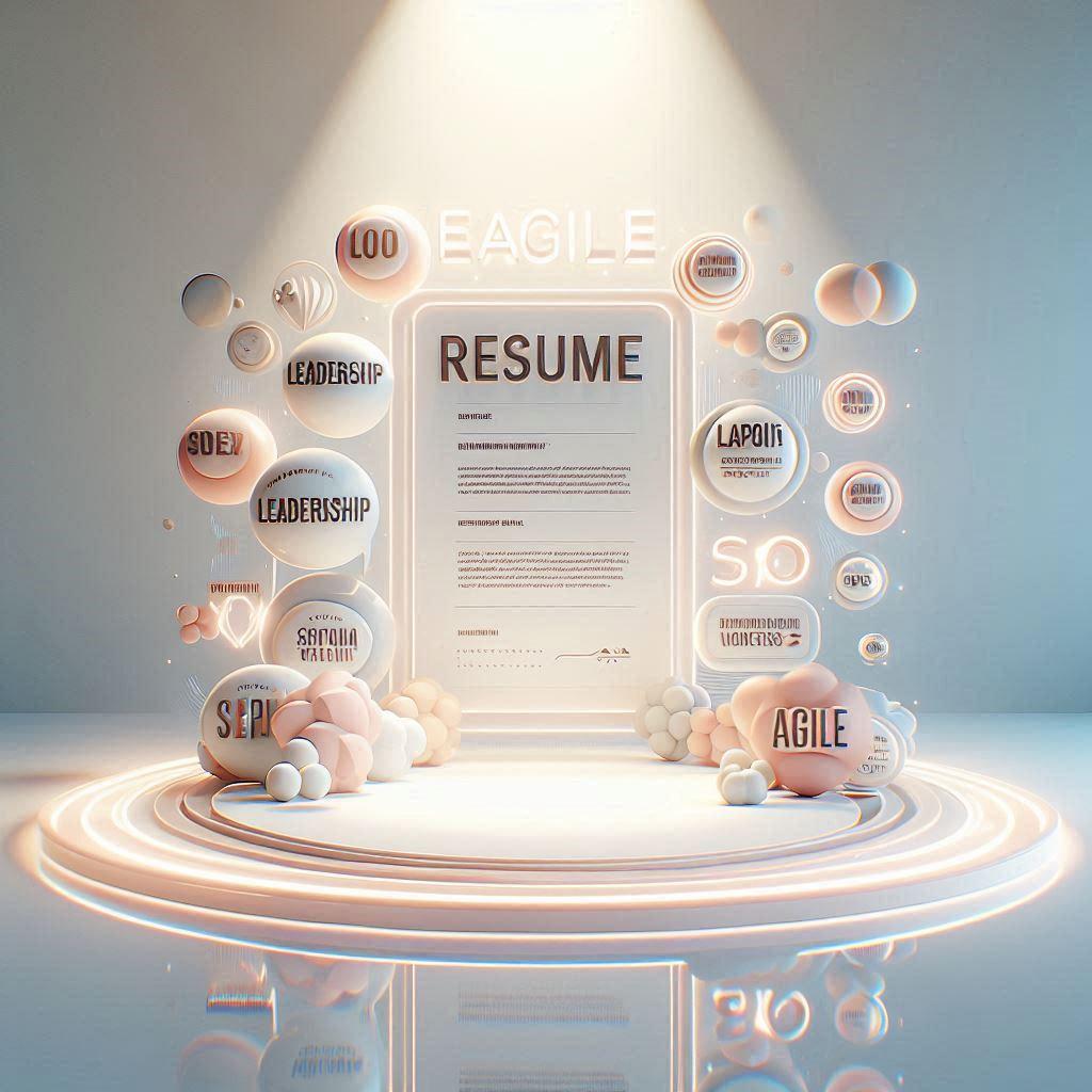 Experienced professional crafting a modern CV that highlights relevant skills and experience