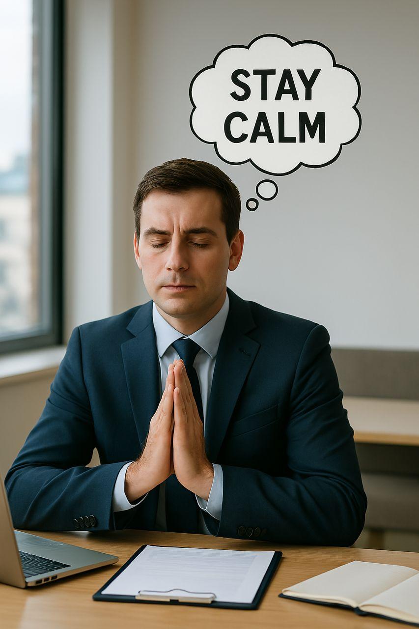 Professional confidently returning to the workforce after a break