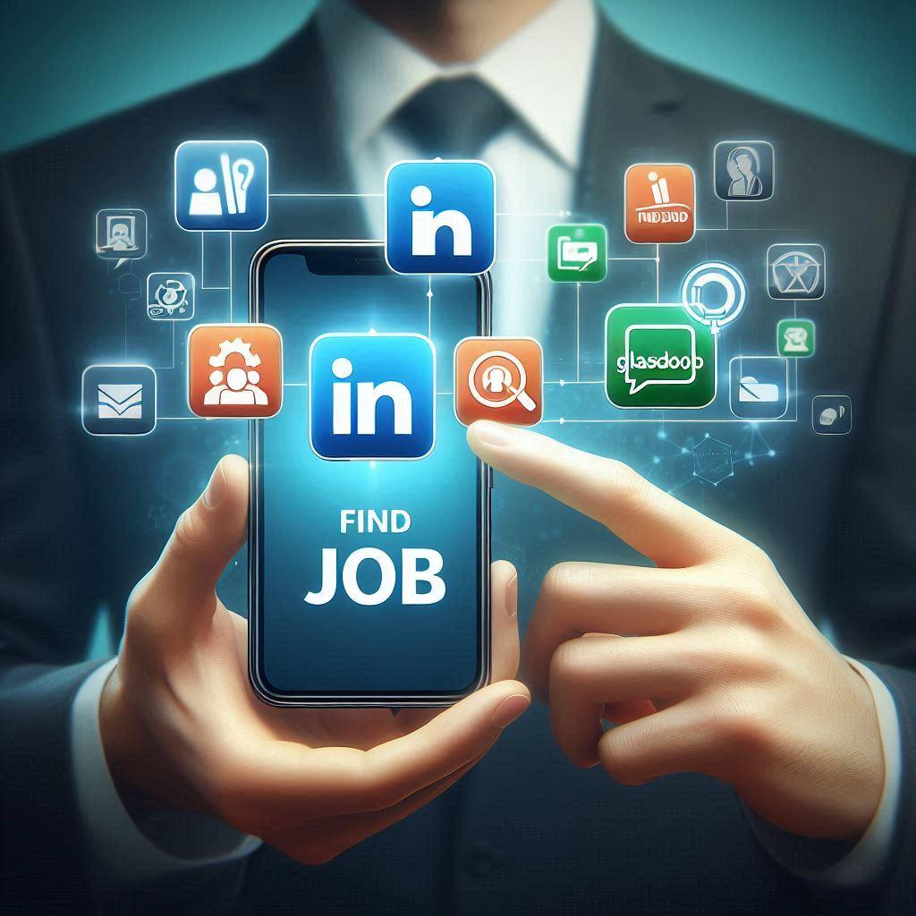 Professional optimizing LinkedIn profile on desktop