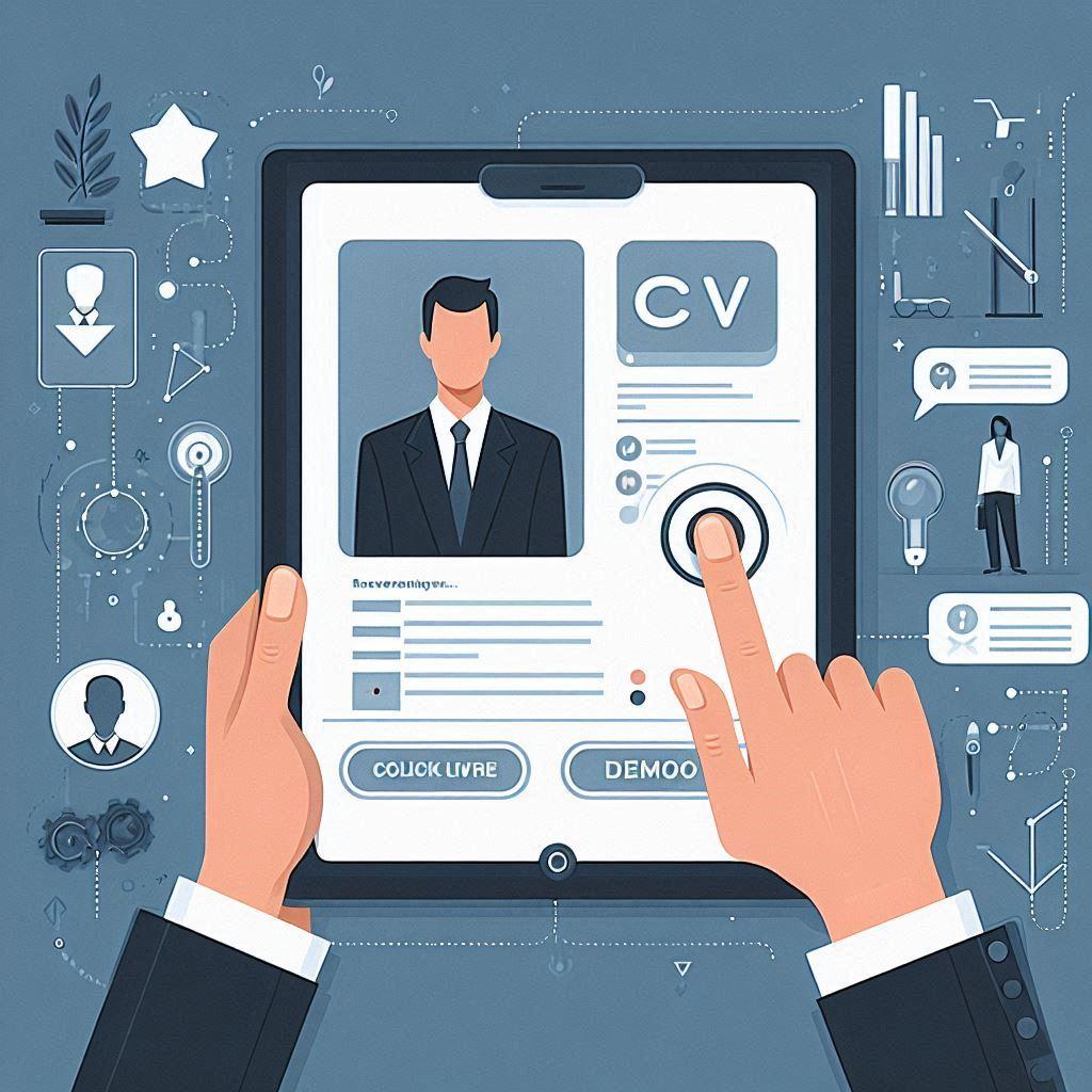 Professional creating industry-specific video content with tailored messaging and visuals